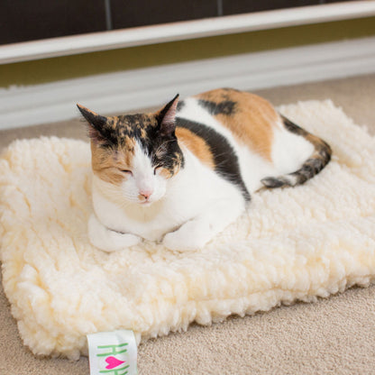 HuggleFleece Cozy Mat Bed for Dogs & Cats