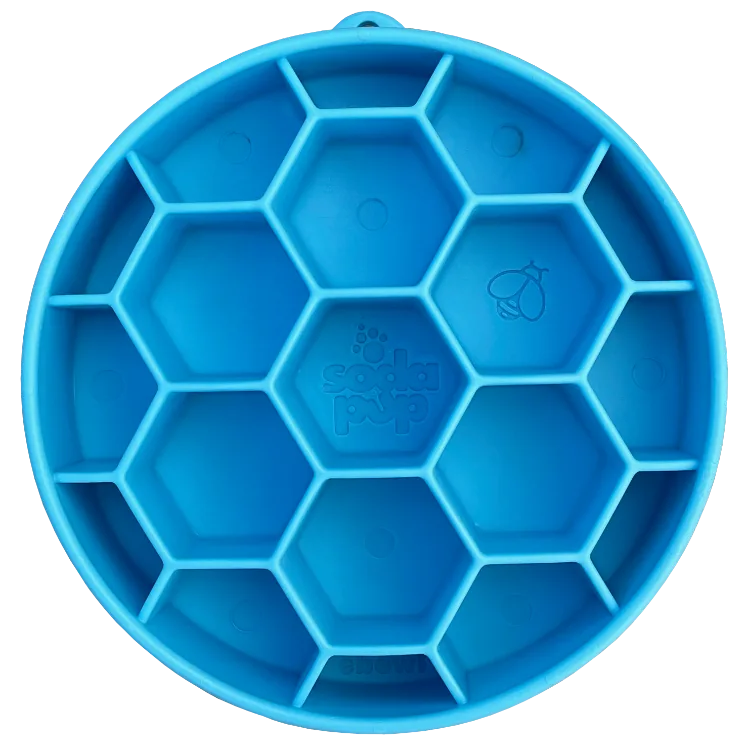 Honeycomb Slow Feeder Dog Bowl – USA Made