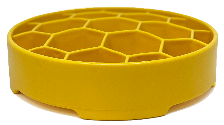 Honeycomb Slow Feeder Dog Bowl – USA Made