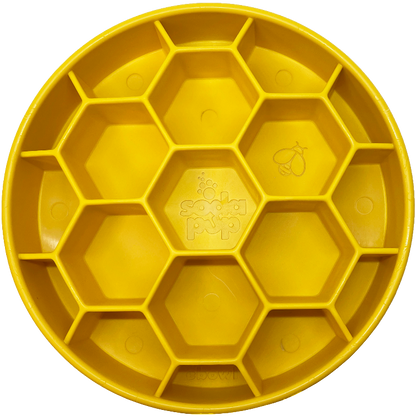 Honeycomb Slow Feeder Dog Bowl – USA Made