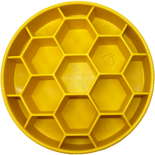 Honeycomb Slow Feeder Dog Bowl – USA Made