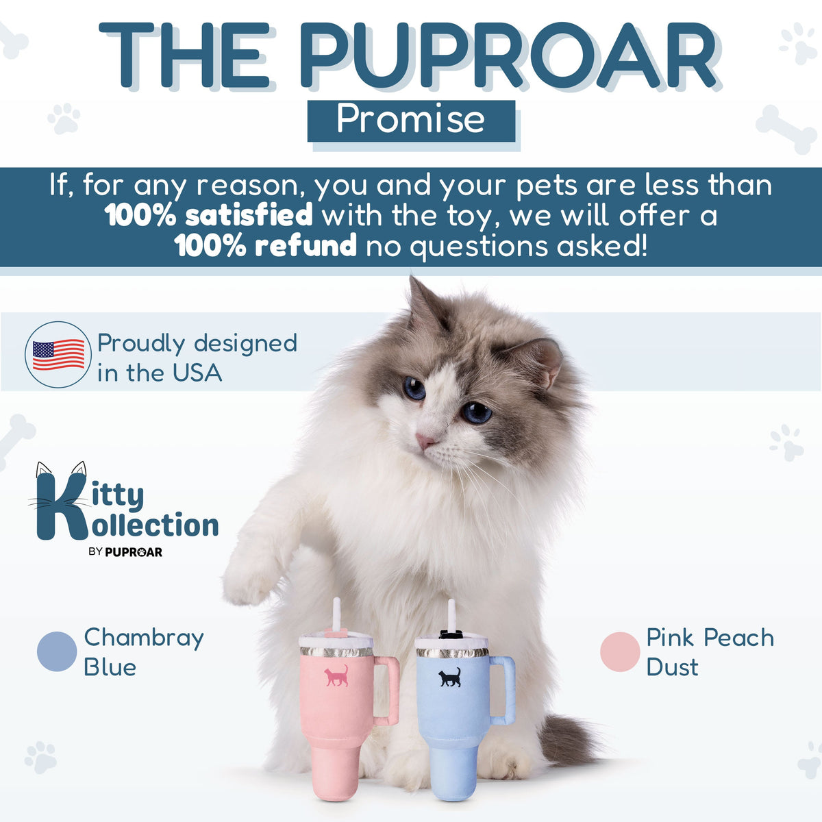 Kitty Cup Catnip Crinkle Cat Toy