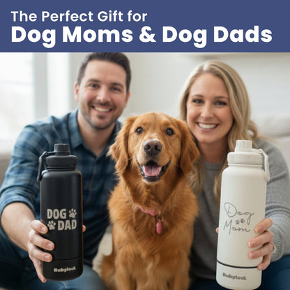 Dog + Human Travel Water Bottle with Bowl