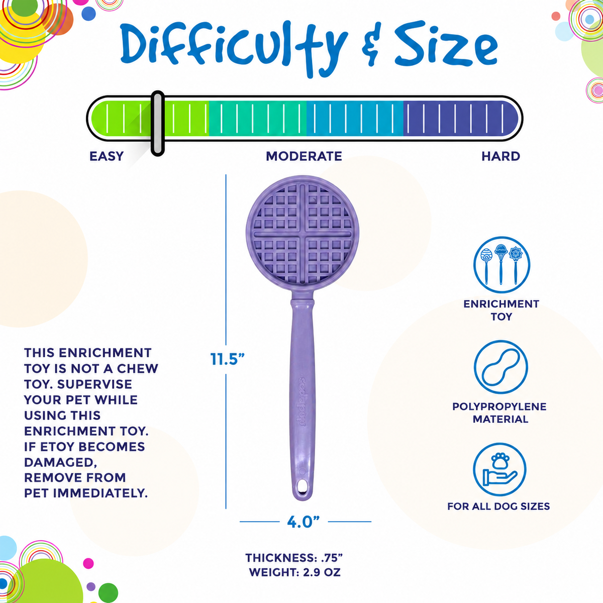 eStick Hand-Held Lick Stick for Dogs – USA Made