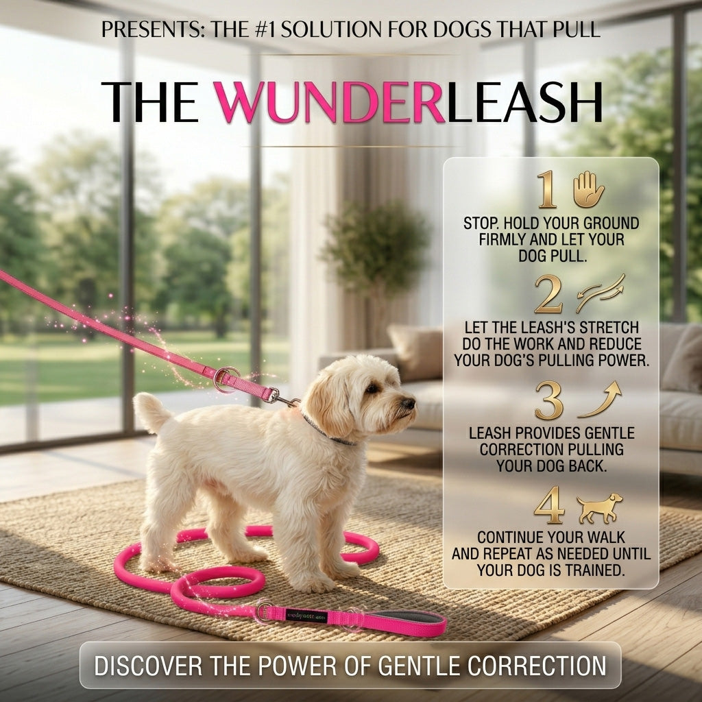 WUNDERleash No-Pull Stretch Dog Leash