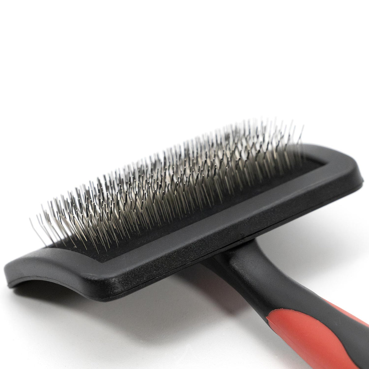 Dual-Level Slicker Grooming Brush
